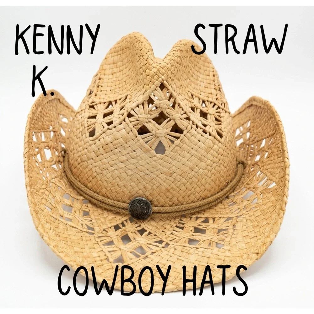 Straw Western Cowboy Hat Kenny K.